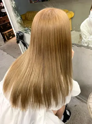 セミロング カラー 似合わせカラー🫶 小川千波のヘアスタイル
