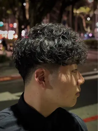 パーマ ヒロ銀座barber shop 難波所属・つつみうち ふわりのヘアスタイル