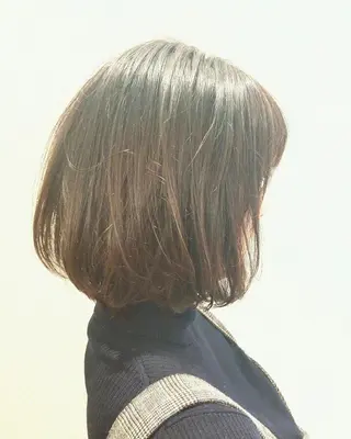 ミディアム カラー brut所属・SaKai Nozomiのヘアスタイル