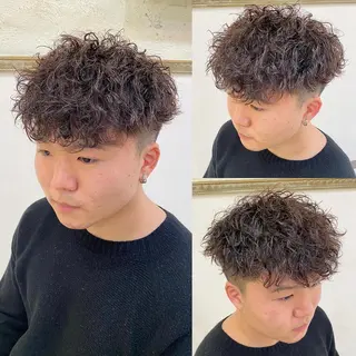 パーマ メンズ 年間2000名担当◎ パーマ職人/仲原佑樹のヘアスタイル