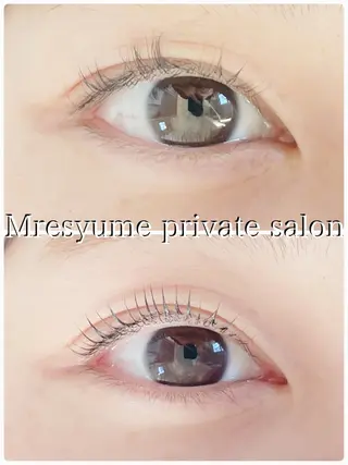 マツエク・マツパ Mresyume MAYUのマツエク・マツパデザイン