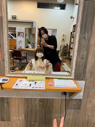 カラー ヘアアレンジ nuttela所属・佐藤 文也のヘアスタイル