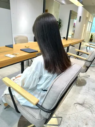 セミロング 上野湧太 髪質改善/艶カラーのヘアスタイル