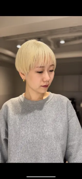 ショート カラー share salon OXY所属・🌈ショートの神様 🌈原田公祐のヘアスタイル