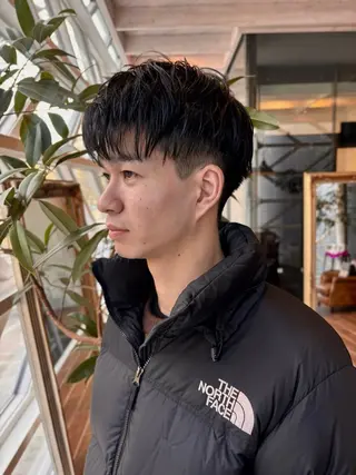 メンズ ハイトーン/デザイン カラー/るいのヘアスタイル