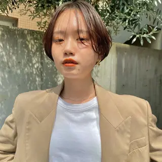 ショート ボブ/縮毛矯正/ レイヤー/塚田のヘアスタイル