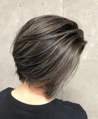 ショート カラー 【t.a.g（タグ）】所属・ノンダメージ髪質改善 カラー💎/KURAのヘアスタイル