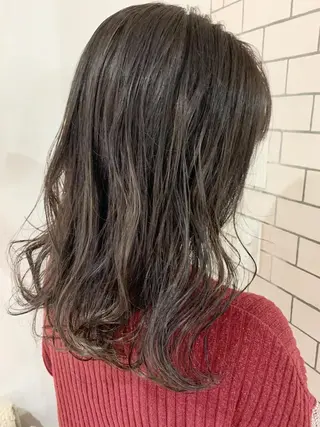 セミロング カラー ヘアアレンジ 指名支持率NO.1 スタイリストのヘアスタイル