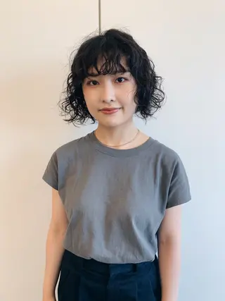 ショート パーマ PAIR DAISUKEのヘアスタイル