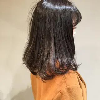 ミディアム カラー レイヤーカット BLend 渋谷のヘアスタイル