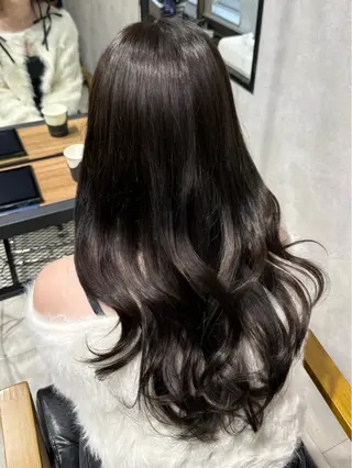 ロング カラー 韓国ヘア りんのヘアスタイル