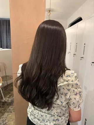 ロング カラー 水田 帆波のヘアスタイル