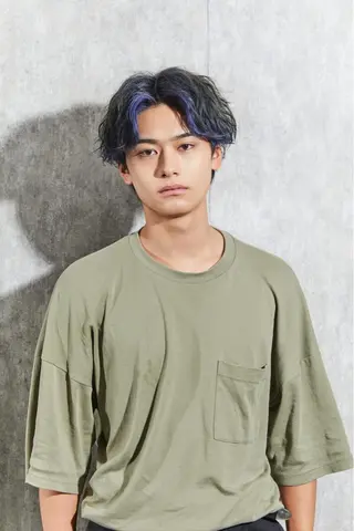 ショート カラー パーマ メンズ メンズ専門店 店長 小柳 裕夢のヘアスタイル