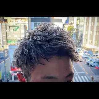 カラー パーマ メンズ 💈大人の渋髪💈 店長　大橋侑弥のヘアスタイル