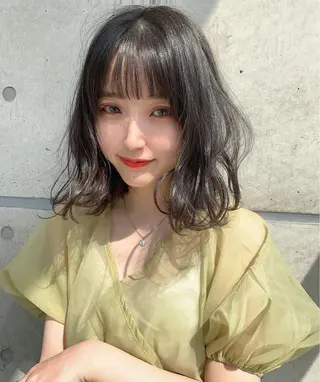 ミディアム カラー ヘアアレンジ Alea by  little横浜所属・💞あざと可愛い💞 児玉大地のヘアスタイル