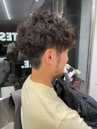 ショート パーマ メンズ 髪質改善/茅ヶ崎 マツモト リョウのヘアスタイル