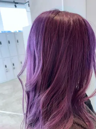 ロング ハイトーンカラー/ 田中和磨のヘアスタイル