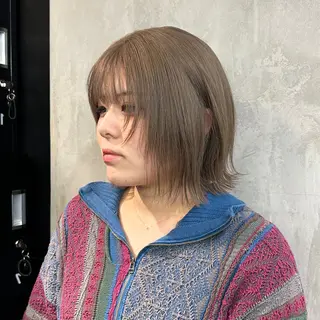 カラー ✨うる艶/ブリーチ✨ 𝓡𝒖𝓷𝐚💋のヘアスタイル