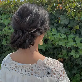 セミロング ヘアアレンジ 🧸 サトウサクネ🧸のヘアスタイル