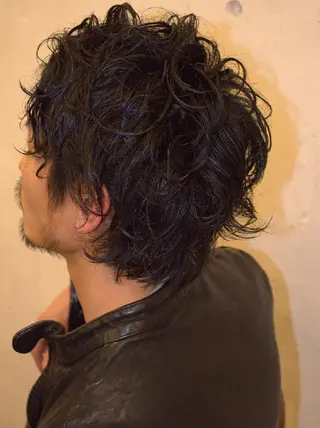 メンズ パーマ GiseL ジゼル六本松のヘアスタイル