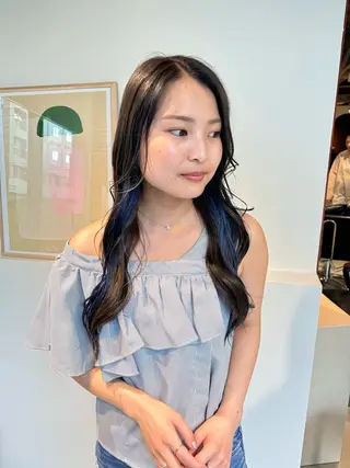 ロング カラー 髪質改善スペシャリス ト長尾勇弥/梅田中津のヘアスタイル