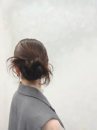 ミディアム ヘアアレンジ 🎨カラー満足度 500%💫ヅル💫のヘアスタイル