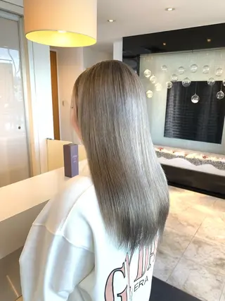 カラー 名竹聖治/透明感 カラー/縮毛矯正のヘアスタイル