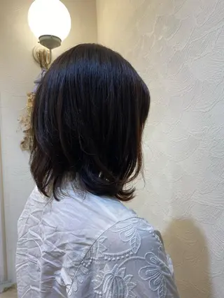 ミディアム ブラウンカラー 🫧tomoka🫧のヘアスタイル