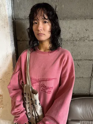 ミディアム パーマ kotomi .のヘアスタイル