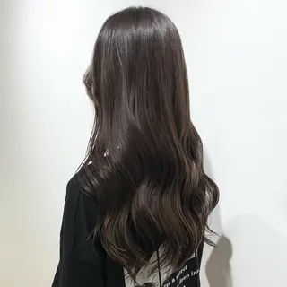 ロング カラー ヘアアレンジ キヨミ 韓国レイヤーカットのヘアスタイル