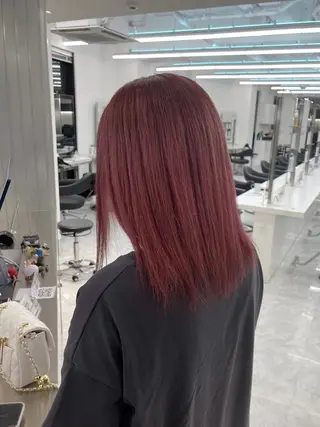 カラー 🍒renka🍒 ボブ/ショート/暖色のヘアスタイル