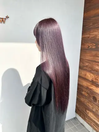 ロング カラー 韓国ヘア　野々山 ゆうとのヘアスタイル