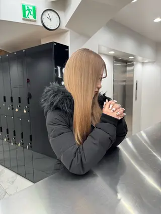 ロング カラー Lapis渋谷本店 Rikoのヘアスタイル