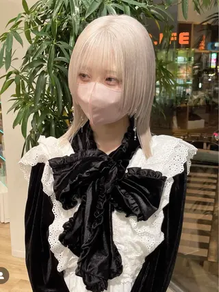 ロング 江坂エリア最安値◎ ブリーチ*土田のヘアスタイル