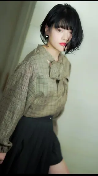 パーマ ミディアム 木村 昇のヘアスタイル