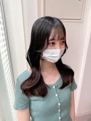 ロング 銀座／レイヤーカット 🤍内野すみれのヘアスタイル