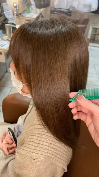 ロング 前平 友慈のヘアスタイル