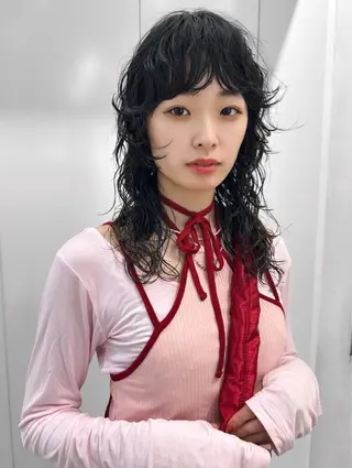 セミロング パーマ 🌀perm 🌀のヘアスタイル