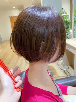 ショート カラー 柳 雄輝のヘアスタイル