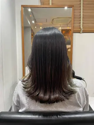 ミディアム 🐬脱白髪染めカラー 清水大世🐬のヘアスタイル