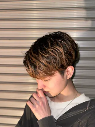 ショート メンズ HARUKI🏔️/ メンズ/透けブラウンのヘアスタイル