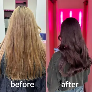 ロング 田中麻鈴/ハイトーン /ミルクティーのヘアスタイル