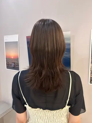 カラー 白岩 君予のヘアスタイル