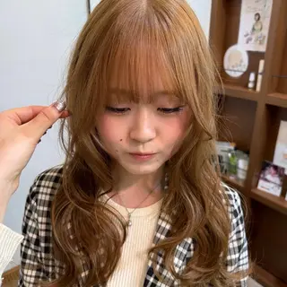 ロング カラー shin enom yuukaのヘアスタイル