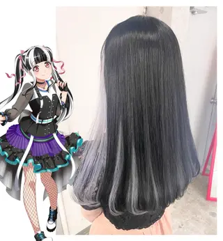 セミロング カラー GARU-ガル-所属・TSUNO🦖 派手髪/オタク美容師のヘアスタイル