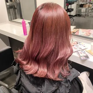 ミディアム カラー 💗ガーリーヘア🎀 saki💗のヘアスタイル
