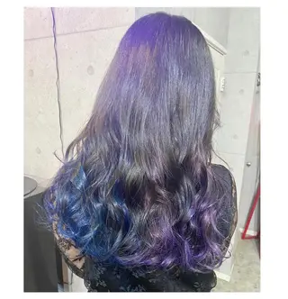 ロング カラー GARU-ガル-所属・TSUNO🦖 派手髪/オタク美容師のヘアスタイル