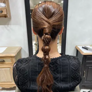 ヘアアレンジ 佐々木 悠莉のヘアスタイル