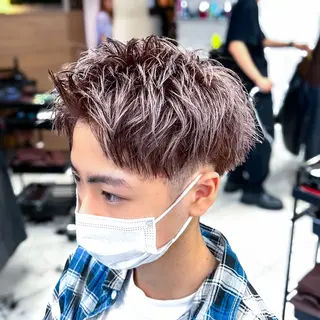 ショート カラー メンズ メンズパーマ職人 パーマ🔥ritaのヘアスタイル