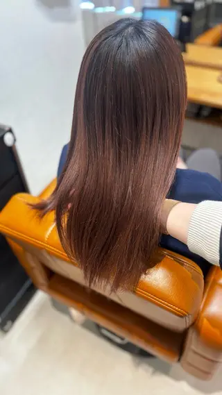 カラー 【完全個室】髪質改善 暖色カラー/山崎唯奈のヘアスタイル
